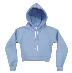 <b>Clothing</b> Manufacturers Cropped Hoodies for Women Custom Printing Sweatshirt Oversized Woman Cropped Hoodie - Product Image 5