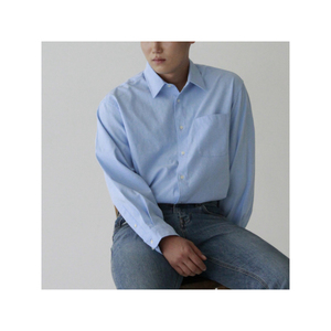 Camicia da uomo per tutte le stagioni Casual formale con Texture spessa forte durata Design classico - Product Image 3