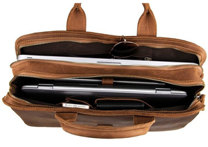 Bolsas para portátiles de cuero genuino Bolsas para portátiles de primera calidad a precio al por mayor Bolsa para portátiles de cuero original de alta calidad - Product Image 6