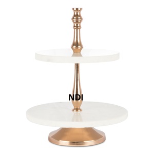 Hotel Tableware Decoration Accessories Luxury Wedding Parties <b>Cake</b> <b>Server</b> Stand Handmade Design Metal Cup <b>Cake</b> Stand - Product Image 5