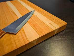 Tabla de Cortar Rectangular de Madera de Primera Calidad con Mango, 12 mm de Grosor, Duradera y Apta para Lavavajillas - Product Image 2