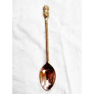 Cuchara de postre de latón de Venta caliente Cuchara de cena de diseño en relieve Cuchara hecha a mano de alta calidad con laca segura para alimentos a bajo precio - Product Image 6