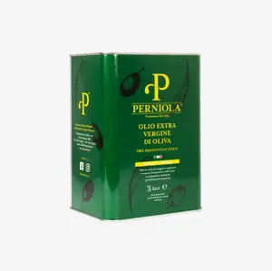 Monocultivar Peranzana Apulian Qualidade Premium Azeite Virgem Extra 100% italiano 3L Can