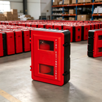 Armoire murale pour extincteur en plastique, fabricant de boîtes de rangement pour extincteurs