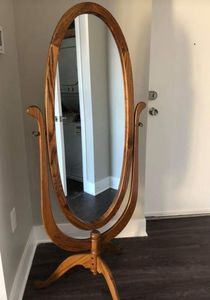 Unique Wooden Wall Mirror <b>Frame</b> Crafted With Exquisite Carving Details and Solid Wood for Durable Stylish Decor - Product Image 6
