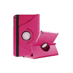 Étui en cuir rotatif à 360° de qualité supérieure pour Samsung Galaxy Tab A 10.1 (2019) SM-T510 - Rose foncé - Product Image 1