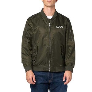 แจ็กเก็ตบอมเบอร์สำหรับผู้ชายเสื้อแจ็กเก็ตกันลมโพลีเอสเตอร์ออกแบบโลโก้ได้ตามต้องการ - Product Image 1