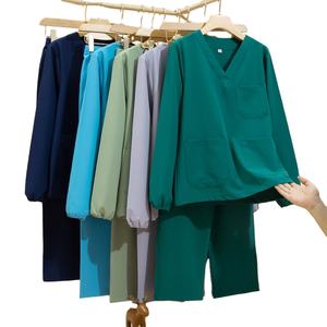 Uniforme médico personalizado enfermería Joggers enfermera Hospital uniforme mujer Top Scrub traje mujeres uniformes conjuntos de moda - Product Image 1