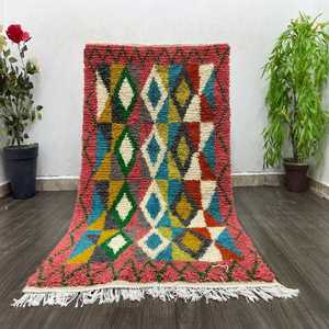 Multicolore 100% Coton Designer Dhurries Hand Block Print Pattern Carpets Handmade Washable Carpets for Home Living Room Cars - Product Image 4