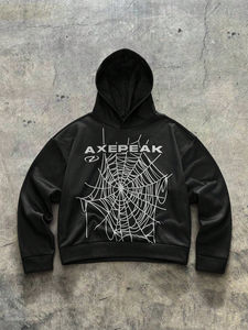 ชุดวอร์มผู้ชายแบบมีฮู้ดสำหรับฤดูหนาว สไตล์ลำลอง แห้งเร็ว ระบายอากาศได้ดี ผ้าฝ้าย ล้างแบบวินเทจ รับสกรีนลายตามสั่ง ไซส์ใหญ่ รับผลิตแบบ OEM - Product Image 5