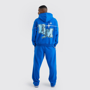 Bulk Unisex Fleece Sportswear Tracksuits Custom Logo High Quality <b>Plain</b> Heavyweight Oversized French Terry Cotton Blend <b>Hoodie</b> - Product Image 3
