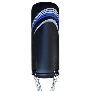 Sac de frappe personnalisé 2026 pour hommes, en cuir véritable et PVC, pour entraînement de fitness et Muay Thai, avec remplissage de sable - Product Image 2