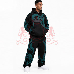 Conjuntos de Ropa Deportiva de Moda con Bordado Chenille, Proveedor al por Mayor de Conjuntos Deportivos con Bordado Chenille para Hombre - Product Image 3
