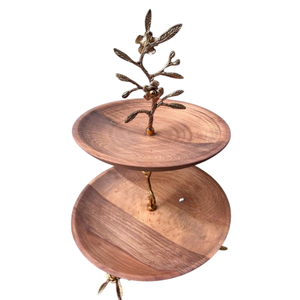 Soporte de pastel de madera de alta calidad, última encimera de cocina para el hogar, soporte para servir para bodas y fiestas de cumpleaños, venta al por mayor - Product Image 5