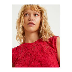 Vestido Midi de Encaje para Mujer de Alta Calidad - Product Image 4