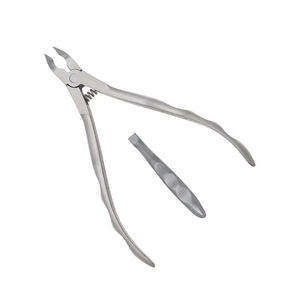 Profesional ruso 5mm tamaño de la punta pinza de uñas de acero inoxidable de alta calidad superventas herramienta de cutícula para los dedos - Product Image 5