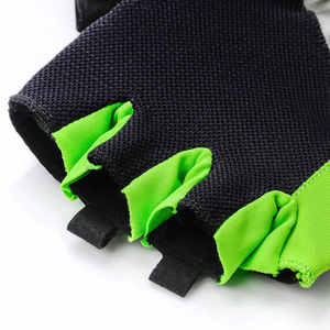 Nouveau design tendance Gants de cyclisme professionnels fabriqués en usine Offre Spéciale Impression entièrement personnalisée Gants de course de cycle demi-doigt - Product Image 3