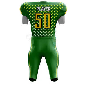 Uniforme de fútbol americano de diseño personalizado, ropa deportiva de sarga, conjunto de talla grande multicolor para adultos - Product Image 2