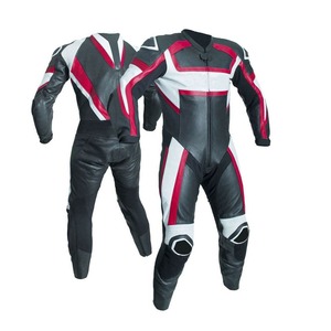 Traje de cuero de carreras de motos hecho a medida Nuevo diseño Traje de moto de hombre personalizado Hecho de cuero genuino - Product Image 6