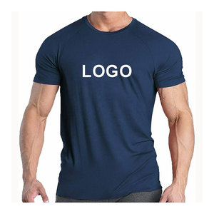 T-shirt de gym coupe ajustée pour homme Tissu tricoté 100% coton personnalisé Offre Spéciale offres exclusives en ligne - Product Image 2