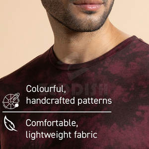 Nueva llegada Camiseta de lavado ácido de color Camiseta duradera de buena calidad Camiseta hecha de poliéster de nuevo diseño - Product Image 5