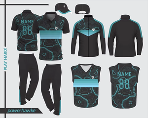 T-shirt en jersey de cricket personnalisable avec vêtements de sport au look décent et logo imprimé du nom de l'équipe - Product Image 2