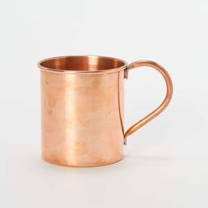 Taza para beber de cobre de estilo de vida saludable con pulido antiguo de estilo tradicional hecho a mano y diseño de calidad premium - Product Image 6