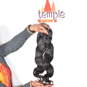 Machine à double trame tissage extensions de cheveux humains vague naturelle temple corporel traitement vietnamien cuticule alignée vente en gros - Product Image 2