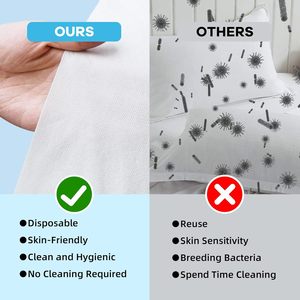 100 pièces taies d'oreiller jetables pour hôpital médical hôtel SPA tatouage cils chambre maison literie fournitures - Product Image 4