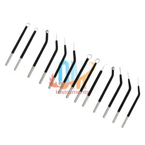 อิเล็กโทรดจี้ไฟฟ้าสำหรับทำหัวต่อทางปาก ยี่ห้อ Ellman Surgitron แบบใช้ซ้ำได้ 14 ชิ้น ผลิตจากเหล็กกล้าไร้สนิมเยอรมัน ได้รับการรับรองมาตรฐาน CE ชุดหัวจี้ไฟฟ้า OMI - Product Image 1