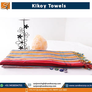 Toalla de playa Kikoy mejor valorada Logotipo de diseño personalizado Toalla de playa turca de algodón de alta calidad Directamente Toalla DE PLAYA DE LA India - Product Image 3