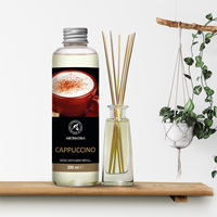 Recharge Liquide pour Diffuseur d'Arômes Aromatika Cappuccino 200ml – Désodorisant Écologique, Aromathérapie, Parfum d'Ambiance Longue Durée pour la Maison