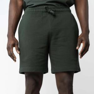 Shorts décontractés pour hommes 100% coton de haute qualité marque personnalisée privé Hip Hop haute rue ceinture élastique motif solide - Product Image 1