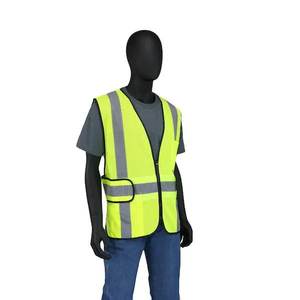 Oem Venta al por mayor Tarifa Hombres Hi Vis Chaleco Transpirable Cómodo Ropa informal Alta calidad Precio asequible Hombres Hi Vis Chaleco para adultos - Product Image 3