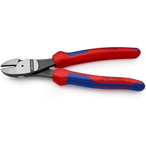 KNIPEX 200 mm Heavy-Duty Polished Side Cutters Form 0 <b>Kitchen</b> <b>Scissors</b> with Multi-Component Handles - Product Image 4