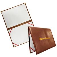 Carpeta de cuero PU personalizada, certificado