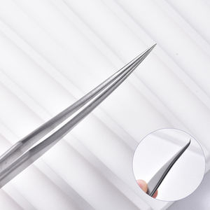 Outils d'extension de cils Kit de pinces à épiler Outils professionnels de faux cils en acier inoxydable de marque privée - Product Image 3