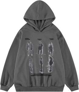 Sweat-shirts Y2k à imprimé flou, sweat-shirt à capuche surdimensionné, pull à capuche - Product Image 1