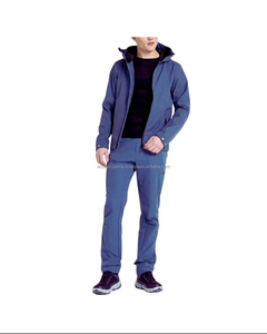 Chándales personalizados para hombres y mujeres, conjunto de gimnasio de diseño personalizado, 2 uds., ropa deportiva con cremallera, Sudadera con capucha, pantalones para correr, chándales de proveedor OEM - Product Image 6