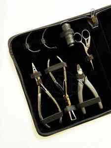 Black Plasma Nano <b>Micro</b> beads Stainless Steel Hair <b>Extension</b> Pliers Custom Multi-Function Hair <b>Extension</b> Tools With Beads Jar - Product Image 4