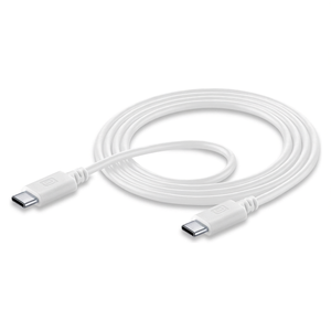 Cable de Datos USB Tipo C de 1m, Blanco, Macho a Macho, para Carga y Transferencia de Datos - Product Image 3