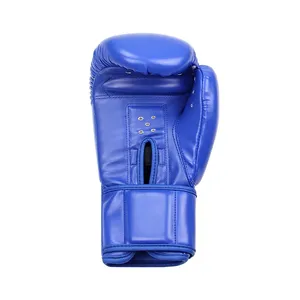 Guantes de Boxeo Profesionales de Cuero de Alta Calidad con Logotipo Personalizado Impreso, Cierre de Gancho y Bucle Impermeable, Equipo de Boxeo - Product Image 5