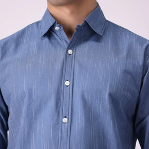 Camisa abotonada para hombre hecha a medida, ropa informal personalizada cosida, antiarrugas, transpirable, cómoda camisa abotonada para hombre - Product Image 2