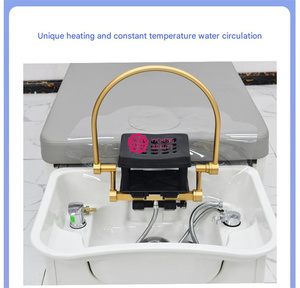 Table de lavage de cheveux moderne personnalisable en gros Yicheng Beauty, lit de spa et chaise de massage thaïlandaise pour salons, lit de shampooing à vendre - Product Image 2