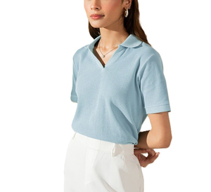 Best Quality New Fashionable <b>Women</b> <b>Polo</b> <b>Shirt</b> Made With Best Material Fitness Wear Training Wear Comfortable <b>Women</b> <b>Polo</b> <b>Shirt</b> - Product Image 2