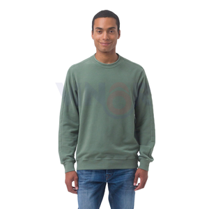 Sweat-shirt pull à col rond imprimé personnalisé de haute qualité 100% coton polaire brodé logo hommes solide motif hiver essentiel - Product Image 1