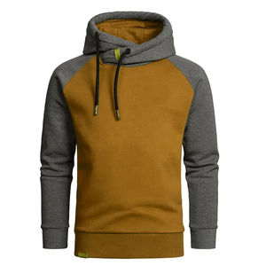 Sweat à capuche pour homme à manches longues, coupe ajustée, style streetwear, avec logo brodé, motif uni, sweat à capuche d'hiver pour garçon, vente en gros - Product Image 2