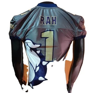 Uniforme de fútbol americano, camiseta con bandera bordada por sublimación, calcetines reversibles con Logo de nombre, chaquetas con números, sudaderas, oferta barata - Product Image 1