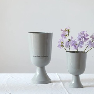 Unique Decorative Metal Flower <b>Vase</b> <b>Gold</b> Finished for Home Living Area Tabletop Decoration Flower <b>Vase</b> With Base - Product Image 5