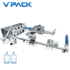 Usine d'embouteillage d'eau <span class=keywords><strong>pure</strong></span> de machine de remplissage d'eau potable de 5 gallons - Product Image 1